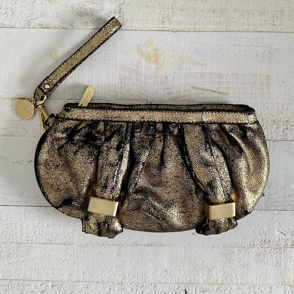 Botkier for Target Gold Metallic Clutch Bag